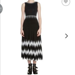 Maje Knit Ruche Midi Dress - Like New. Used the nly once - Super Chic.